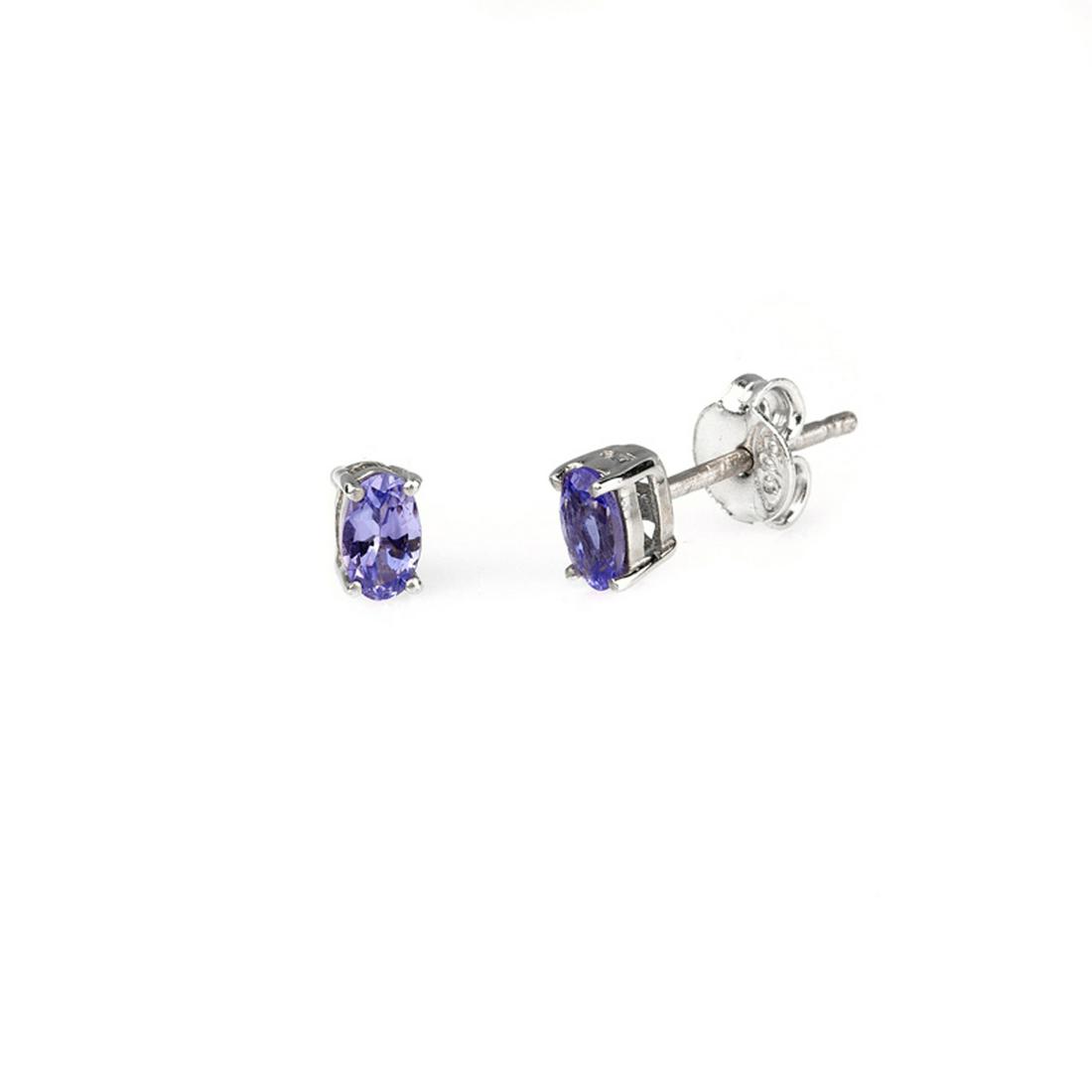APP: 0.6k Fine Jewelry Designer Sebastian 0.30CT Oval: Gov. File: K-08525 Fine Jewelry Designer Sebastian 0.30CT Oval Cut Tanzanite And Sterling Silver Earrings Retail Replacement Value:$0.5KAsset Type: Earrings Shipping: $19.95