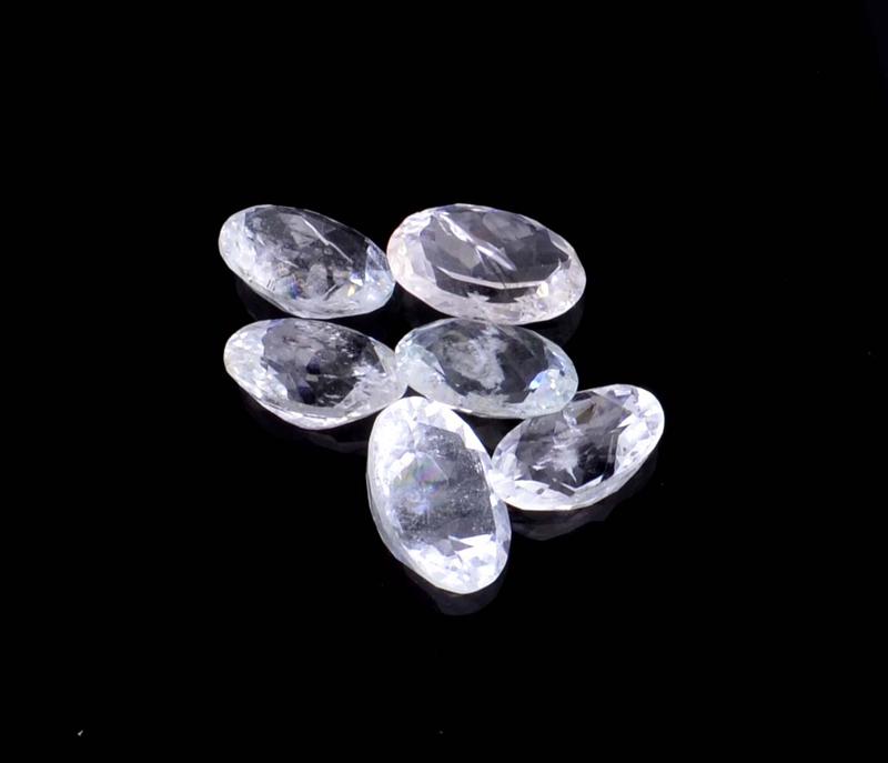 APP: 1k 20.50CT Oval Cut Goshenite Beryl Parcel: Gov. File: H-03680 20.50CT Oval Cut Goshenite Beryl Parcel Retail Replacement Value: $1.0K Asset Type: Parcel Shipping: $19.95