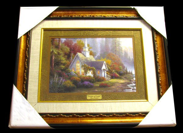 THOMAS KINKADE Museum Framed Calendar Print - Col