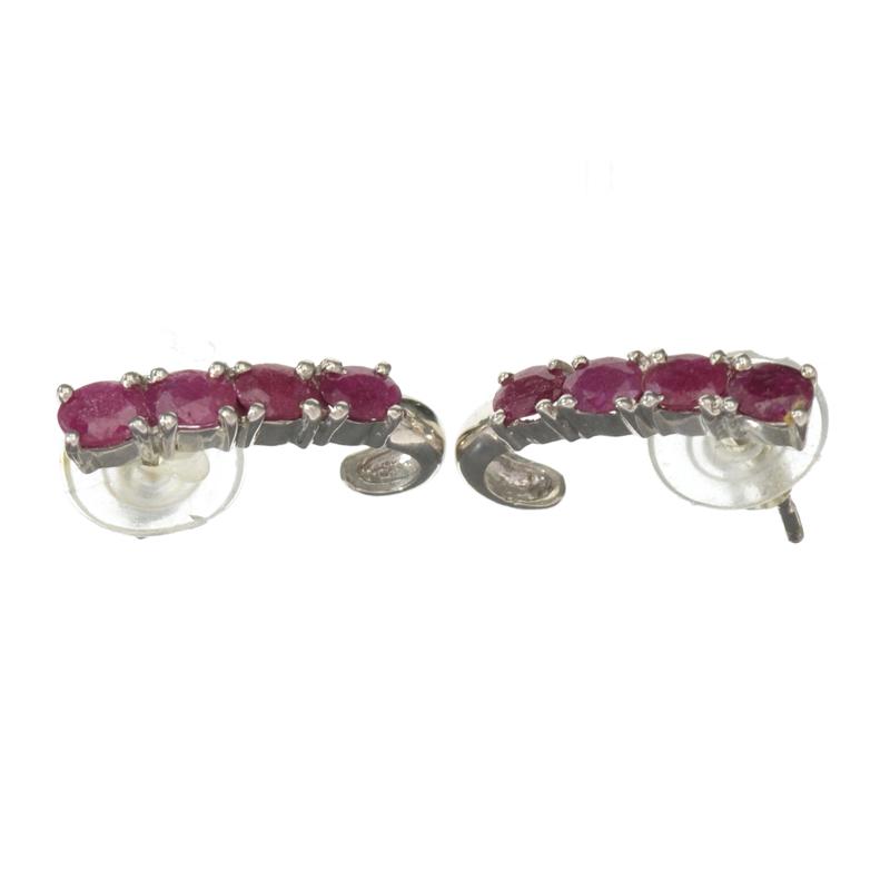 APP: 0.8k 1.14CT Oval Cut Ruby And Platinum Over: Gov. File: 91715 1.14CT Oval Cut Ruby And Platinum Over Sterling Silver Earrings Retail Replacement Value: $0.8K Asset Type: Earrings Shipping: $19.95