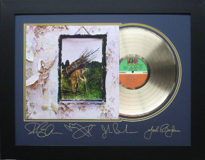 *Rare Original Led Zeppelin Laser Engraved Record Sep 13, 2019