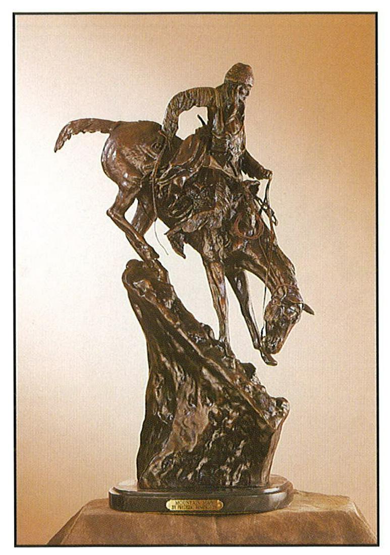 *Very Rare Small Mountain Man Bronze by Frederic: Gov. File: M-16674 *Very Rare Small Mountain Man Bronze by Frederic Remington 11.5'''' x 5.5'''' -Great Investment- (SKU-AS) Asset Type: Collectable Shipping: $24.95. Item may be pick up only, or requ