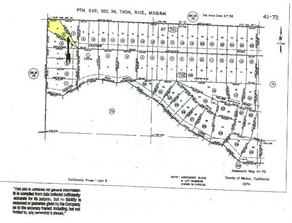 GOV: CA LAND, 1 AC. CALIFORNIA PINES, B&A $124/mo - 2