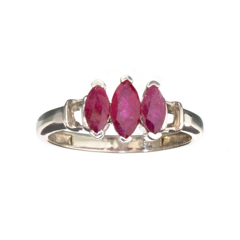 APP: 0.8k Fine Jewelry 1.00CT Marquise Cut Ruby And: Gov. File: H-09662 Fine Jewelry 1.00CT Marquise Cut Ruby And Platinum Over Sterling Silver Ring Retail Replacement Value: $0.8K Asset Type: Ring Shipping: $19.95
