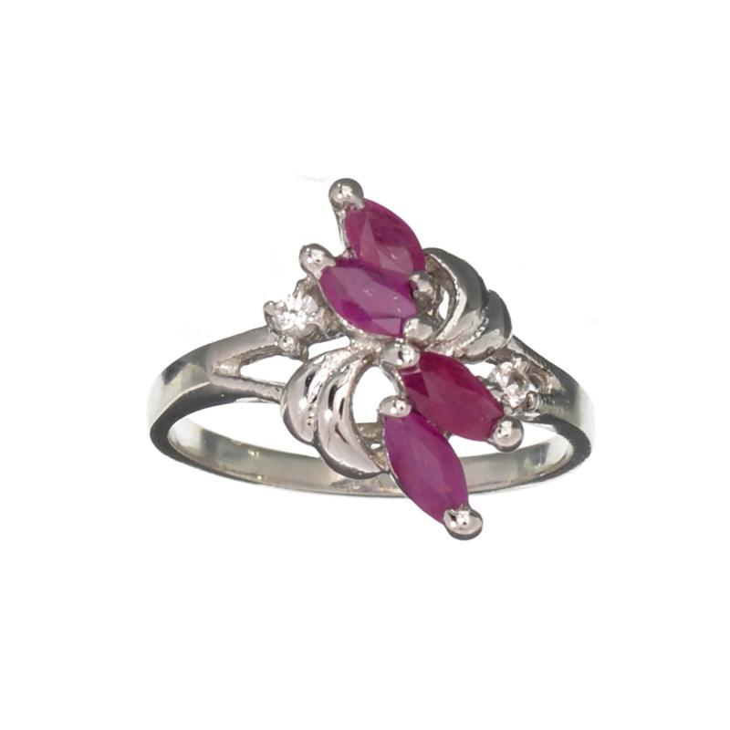 APP: 0.9k Fine Jewelry 0.45CT Ruby And Topaz Platinum: Gov. File: H-00132 Fine Jewelry 0.45CT Ruby And Topaz Platinum Over Sterling Silver Ring Retail Replacement Value: $0.9K Asset Type: Ring Shipping: $19.95