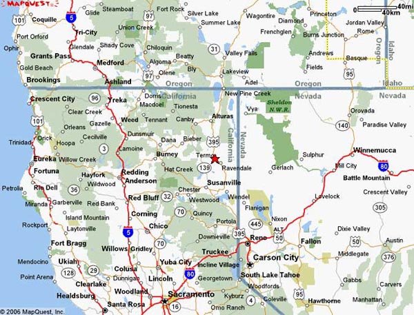 GOV: CA LAND, 160 AC. LASSEN COUNTY, STR SALE - 2