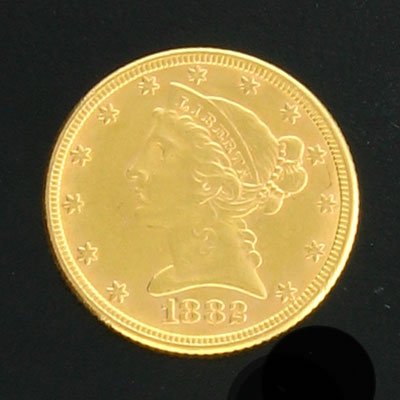 1882 $5 Coronet Gold Coin - Investment Potential