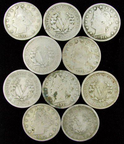 10 Misc. V Nickel Coin - Investment Potential