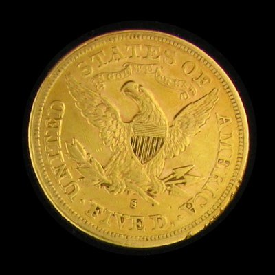 1879-S $5 US Liberty Type Gold Coin - Investment - 2