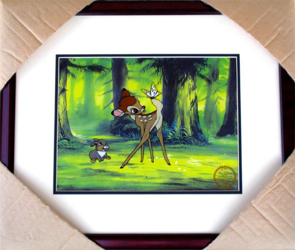 Limited Edition Walt Disney Bambi Serigraph Cel