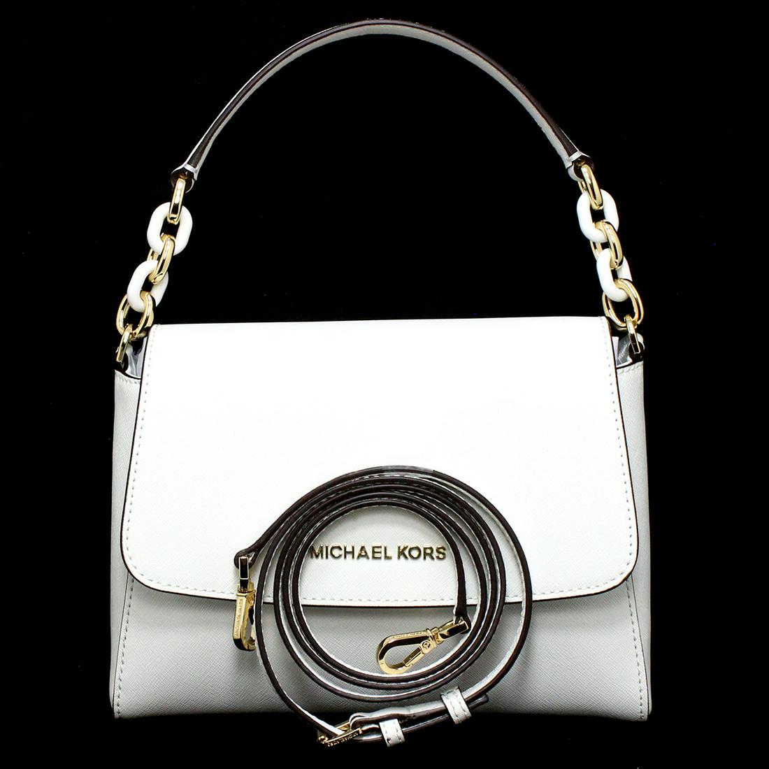 Gorgeous Brand New Never Used Optic White Michael Kors: Gov. File: T-17770 Gorgeous Brand New Never Used Optic White Michael Kors Small EW Satchel Bag Tag Price $328 Asset Type: Michael Kors PursesShipping: $29.95
