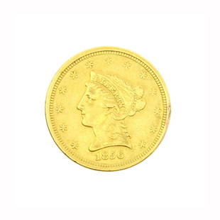 Rare 1856 $2.50 U.S. Liberty Head Gold Coin: Gov. File: C-76058 1856 $2.50 U.S. Liberty Head Gold Coin Asset Type: Coin Shipping: $9.95