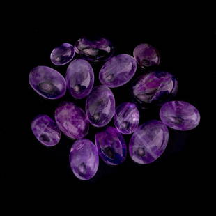 APP: 2.2k 100.00CT Various Shapes And Sizes Amethyst: Gov. File: 93792 100.00CT Various Shapes And Sizes Amethyst Parcel Retail Replacement Value: $2.2K Asset Type: Amethyst Parcel Shipping: $19.95
