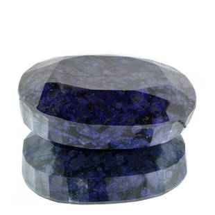 APP: 9.5k 3,158.00CT Oval Cut Blue Sapphire Gemstone: Gov. File: H-13191 3,158.00CT Oval Cut Blue Sapphire Gemstone Retail Replacement Value: $9.5K Asset Type: Gemstone Shipping: $19.95