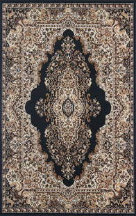 Gorgeous 5x8 Emirates (1513) Black Rug Plush, High: Gov. File: T-16421 Gorgeous 5x8 Emirates (1513) Black Rug Plush, High Quality Made in Turkey (No Rugs Sold Out Of Country) Asset Type: Rugs Shipping: $29.95