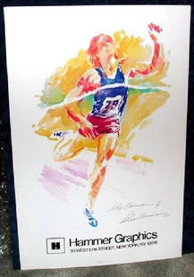 Hand Signed LeRoy Neiman: Finish Line: Gov. File: M-12346 Hand Signed LeRoy Neiman: Finish Line Asset Type: Print Shipping: $24.95. Item may be pick up only, or require additional shipping charges due to weight or size.