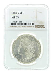 Extremely Rare 1881-S U.S. Morgan Silver Dollar Coin -: Gov. File: C-76921 Extremely Rare 1881-S U.S. Morgan Silver Dollar Coin - Great Investment Asset Type: Coin Shipping: $9.95