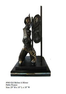 *Rare Limited Edition Numbered Bronze Picasso ''''Girl