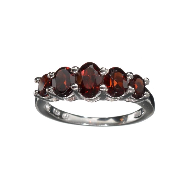 APP: 0.2k Fine Jewelry 1.80CT Alamandite Garnet And: Gov. File: H-23510 Fine Jewelry 1.80CT Alamandite Garnet And Sterling Silver Ring Retail Replacement Value: $0.2K Asset Type: Ring Shipping: $19.95