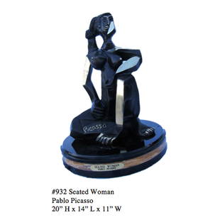 *Rare Limited Edition Numbered Bronze Picasso: Gov. File: M-14980 *Rare Limited Edition Numbered Bronze Picasso ''''Seated Woman'''' 20'''' H x 14'''' L x 11'''' W -Great Investment- Asset Type: Collectable Shipping: $24.95. Item may be pick