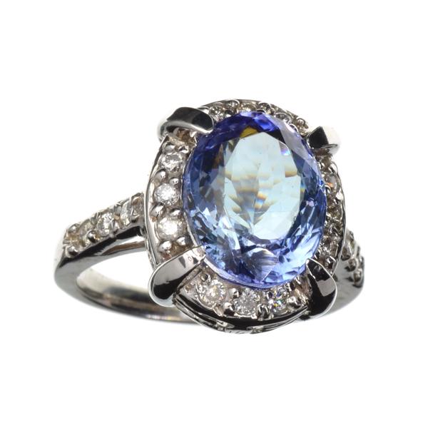 APP: 18.4k 14 KT. White Gold 5.85CT Oval Cut Tanzanite: Gov. File: 94971 14 kt. White Gold 5.85CT Oval Cut Tanzanite And 0.36CT Round Cut Diamond Ring Retail Replacement Value: $18.4K Asset Type: Ring Shipping: $19.95