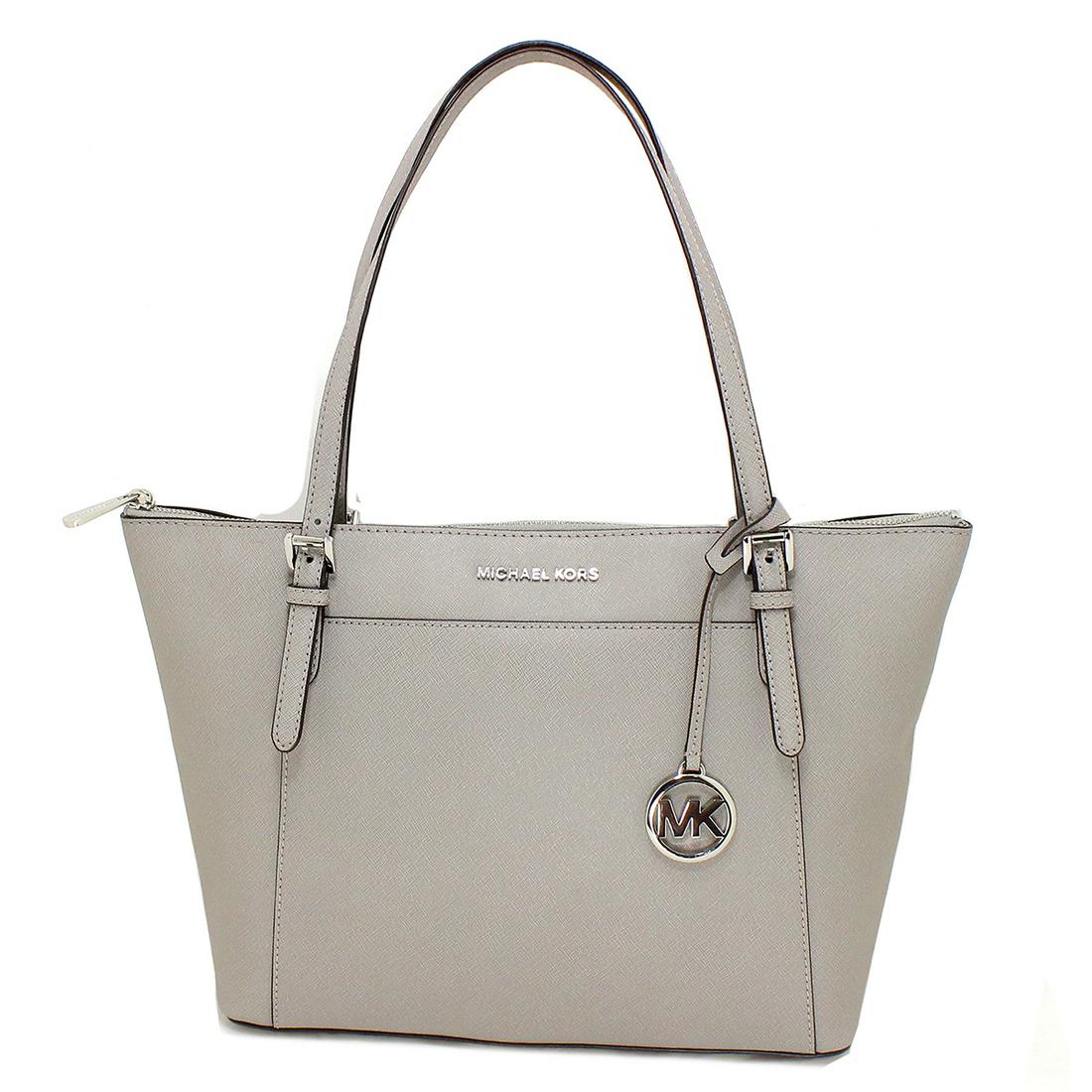 Gorgeous Brand New Never Used Pearl Gray Michael Kors: Gov. File: T-18108 Gorgeous Brand New Never Used Pearl Gray Michael Kors Large TZ Tote Bag Tag Price $398 Asset Type: Purses Shipping: $29.95