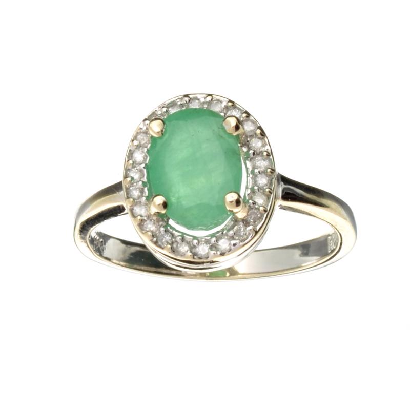APP: 3k Fine Jewelry 14 KT White Gold 1.40CT Green: Gov. File: H-05931 Fine Jewelry 14 kt White Gold 1.40CT Green Beryl Emerald And Diamond Ring Retail Replacement Value: $3.0K Asset Type: Ring Shipping: $19.95