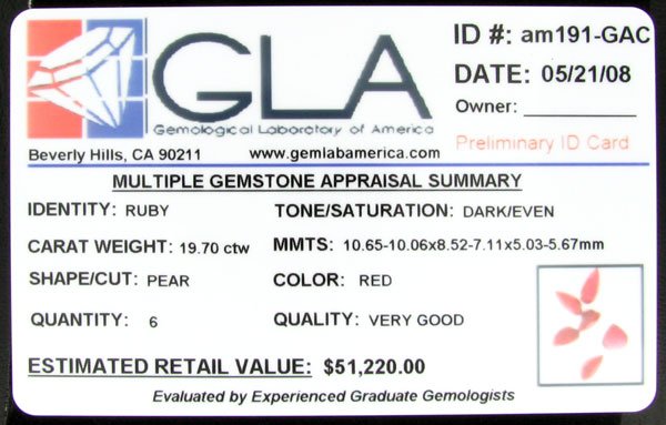 APP: 51.2k 19.70CT Ruby Parcel - Precious Gems - 2
