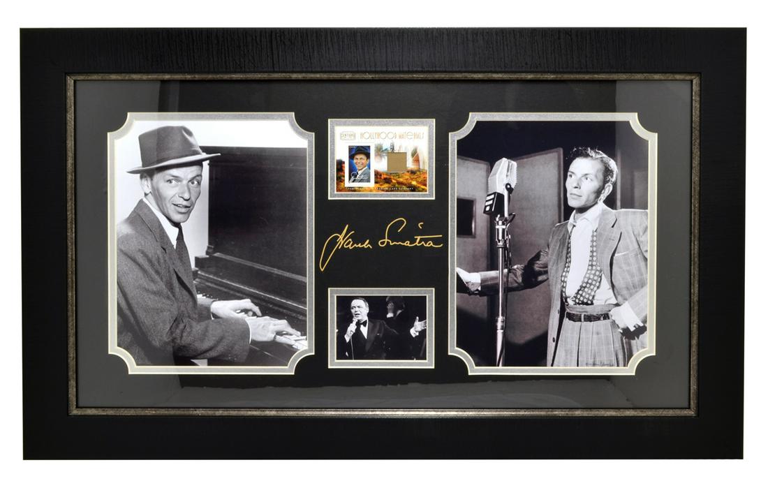Very Rare Plate Signed Photo Of Frank Sinatra With: Gov. File: M-11851 Very Rare Plate Signed Photo Of Frank Sinatra With Authenic Original Piece Of Clothing Asset Type: Music Shipping: $29.95. Item may be pick up only, or require additional shipping c