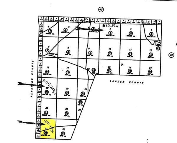 GOV: NV LAND, 510.40 AC, RANCHETTE, B&A $1471/mo - 2