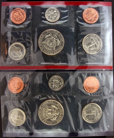 1987 US Mint Uncirculated Coin Set - 2