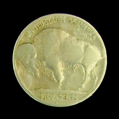 1937-D US Five Cent Three Leg Coin - Investment Po - 2