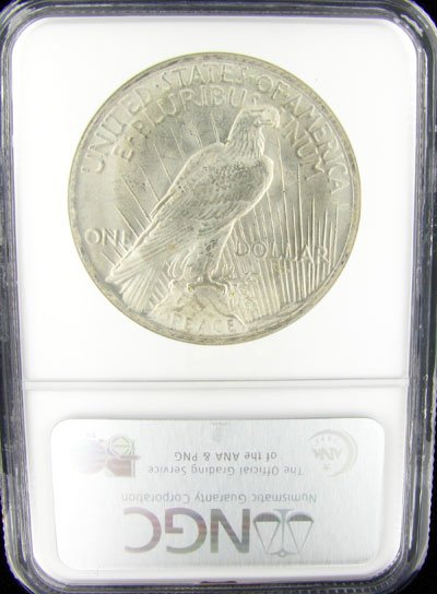 1922 US Peace Silver Dollar Coin - Investment Pote - 2