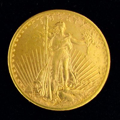 1922 $20 Saint-Gaudens Type Gold Coin - Investmen