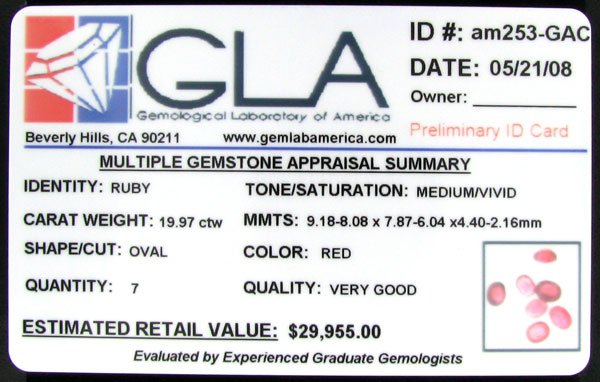 APP: $ 30k 19.97CT Ruby Parcel - Precious Gems - 2