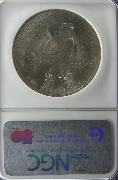 1922 Peace Type Silver Dollar Coin, Investment Po - 2