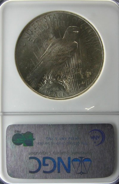 1922 Peace Type Silver Dollar Coin, Investment Po - 2