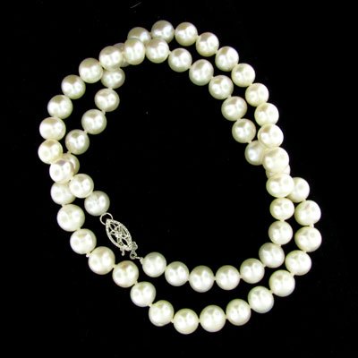 17" Pearl Necklace, Beautiful!!