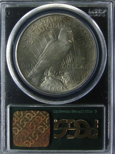 1923 Peace Type Silver Dollar Coin, Investment Po - 2