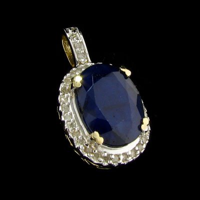 APP: 11.2k 14 kt. Gold, 6.84CT Sapphire and Diamo