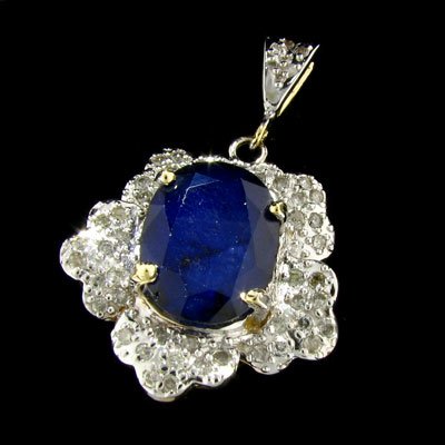 APP: 16.5k 14 kt. Gold, 10.86CT Sapphire and Diam