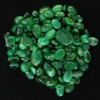 APP: 4k 50.33CT Faceted Oval Cut Emerald Parcel,