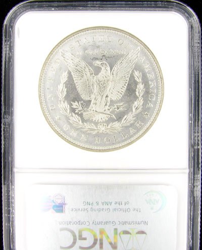 1885 US Morgan Silver Dollar Coin, Investment Pot - 2