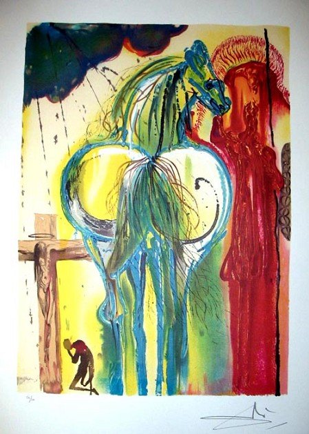 SALVADOR DALI Le Centurion Print, Collect!!