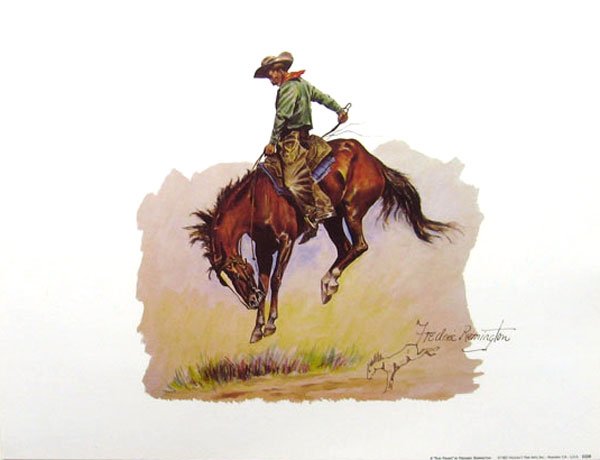 FREDERIC REMINGTON A Sun Fisher", Print - Collect