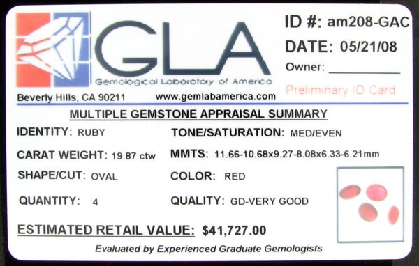 APP: $41.7k 19.87CT Ruby Parcel, Precious Gems - 2
