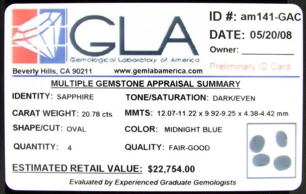 APP: $22.8k 20.78CT Sapphire Parcel, Investment Gem - 2