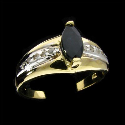 APP: $1.5k 14 kt. Gold, 0.71CT Sapphire and Diamond