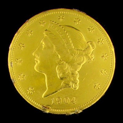 1904 $20 US Liberty Gold Coin, Potential Investment