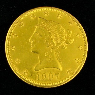 1907 $10 US Liberty Gold Coin, Potential Investment
